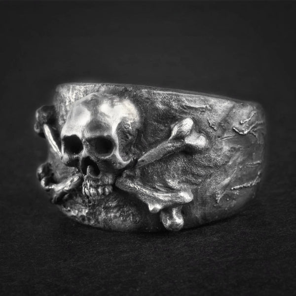 Vintage Pirate Skull Ring