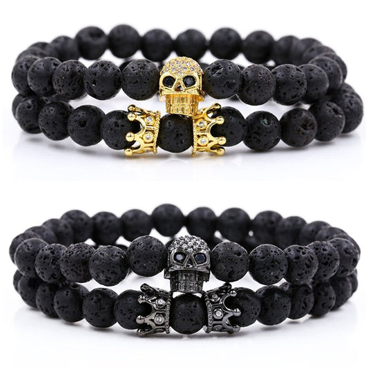 King of Skulls bracelet - multicolor